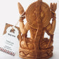 Wooden Hand Carved Shiva Statue - Malji Arts