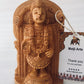 Wooden Hand Carved Tirupati Balaji Statue - Malji Arts