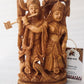 Wooden Hand carved Radha Krishna Statue - Malji Arts