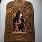 Sandalwood Rare Hand Carved Frame wall hanging artwork - Malji Arts