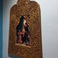 Sandalwood Rare Hand Carved Frame wall hanging artwork - Malji Arts