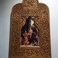 Sandalwood Rare Hand Carved Frame wall hanging artwork - Malji Arts