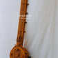Unique 4ft Sandalwood Carved Opening Sitar or Veena Collective Art - Malji Arts