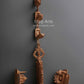 Sandalwood Carved Pocket Watch Showpiece - Malji Arts