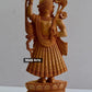 Fine Wood Carved Lord Shri Nath Ji Statue - Malji Arts