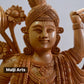 Fine Wood Carved Lord Shri Nath Ji Statue - Malji Arts