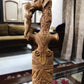 Sandalwood Hand Carved Decorative Indian Small Sword - Malji Arts