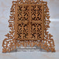 Sandalwood Fine Carved Frame or Hindu God Temple - Malji Arts