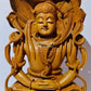 Wooden Fine Hand Carved Shiva Meditation Sitting Posture - Malji Arts