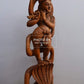 Sandalwood Antique Baby Krishna on Kalia Naag / Snack - Malji Arts