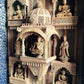 Sandalwood Carved BUDDHA Wall Hanging JHAROKHA Decorative Piece - Malji Arts