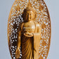 Wooden Hand Carved Chinese Walking Buddha - Malji Arts