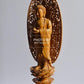 Wooden Hand Carved Chinese Walking Buddha - Malji Arts