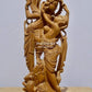 Collective Sandalwood Radha Krishna Love Scene Statue - Malji Arts