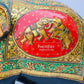 Wooden Fine Hand Painted Royal Elephant - Malji Arts