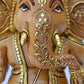Wooden Hand Painted Baby Ganesha Statue - Malji Arts