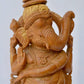 Vintage Sandalwood Carved Rare Lord Ganesha Dancing Statue - Malji Arts