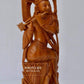 Sandalwood Very Fine Carved Sitting Lord Krishna Statue - Malji Arts