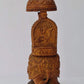 Vintage Sandalwood Carved Royal Elephant Ambabari Statue - Malji Arts