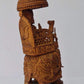 Vintage Sandalwood Carved Royal Elephant Ambabari Statue - Malji Arts