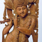 Vintage Sandalwood Carved Lord Krishna statue - Malji Arts
