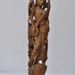 Vintage Sandalwood Carved Rare Goddess Saraswati Statue - Malji Arts