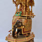 Wooden Fine Hand Painted Royal Big Elephant Ambabari - Malji Arts