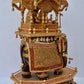 Wooden Fine Hand Painted Royal Big Elephant Ambabari - Malji Arts