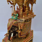 Wooden Fine Hand Painted Royal Big Elephant Ambabari - Malji Arts