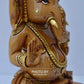 Wooden Hand Painted Baby Ganesha Statue - Malji Arts