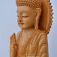 Wooden Standing Buddha Statue Big- 15 inches - Malji Arts