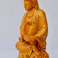 Sandalwood Hand Carved Sitting Lady Buddha Statue - Malji Arts