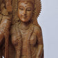 Vintage Sandalwood Beautifully Carved Radha Krishna Statue - Malji Arts