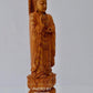 Sandalwood Round Carving Buddha Statue - Malji Arts