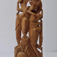 Collective Sandalwood Rare Radha Krishna Love Scene Statue - Malji Arts