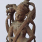 Vintage Sandalwood Carved Rare Goddess Saraswati Statue - Malji Arts