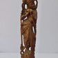 Vintage Sandalwood Carved Rare Lord Krishna Statue - Malji Arts