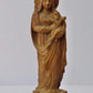Antique Sandalwood Carved Mother Mary with Infant Jesus statue - Malji Arts