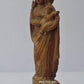 Antique Sandalwood Carved Mother Mary with Infant Jesus statue - Malji Arts