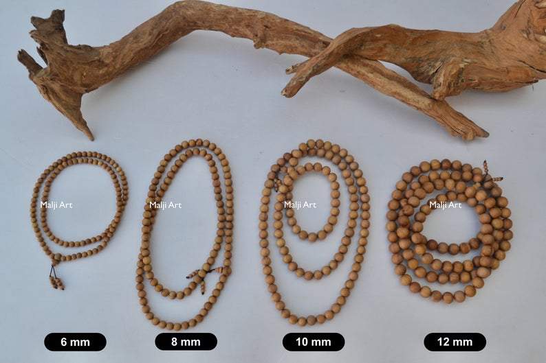 Sandalwood Mala Collection - Malji Arts