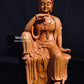 Wooden hand carved collective buddha sitting - Malji Arts