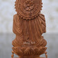 Sandalwood beautiful Hand Carved Buddha Statue - Malji Arts