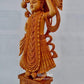 Wooden Fine Hand Carved Lord Shrinath Ji Statue - Malji Arts