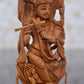 Sandalwood Carved Small Krishna Miniature idol - Malji Arts