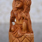 Sandalwood Carved Small Lord Hanumana Miniature Statue - Malji Arts