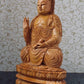 Wooden Fine Hand Carved Buddha Statue - Malji Arts