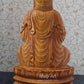 Wooden Fine Hand Carved Buddha Statue - Malji Arts