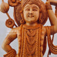 Wooden Fine Hand Carved Lord Shrinath Ji Statue - Malji Arts