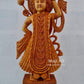 Wooden Fine Hand Carved Lord Shrinath Ji Statue - Malji Arts