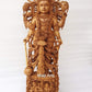 Wooden Fine High Quality Hand Carved Lord Vishnu Statue - Malji Arts